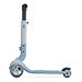 PUSH Scooter mit LED-Bereifung arctic blue, klappbar