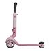 PUSH Scooter mit LED-Bereifung raspberry, klappbar