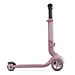 PUSH Scooter mit LED-Bereifung raspberry, klappbar